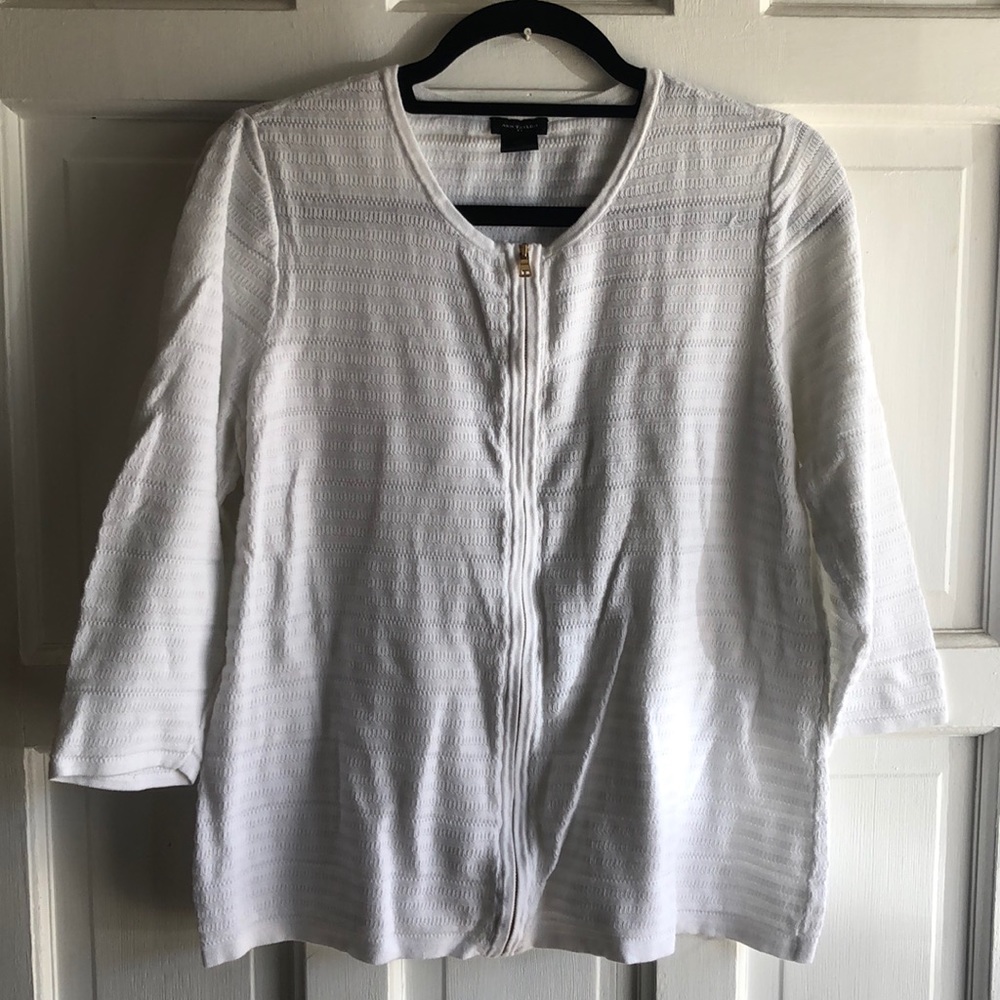 Ann Taylor Factory - zip front cardigan - XL